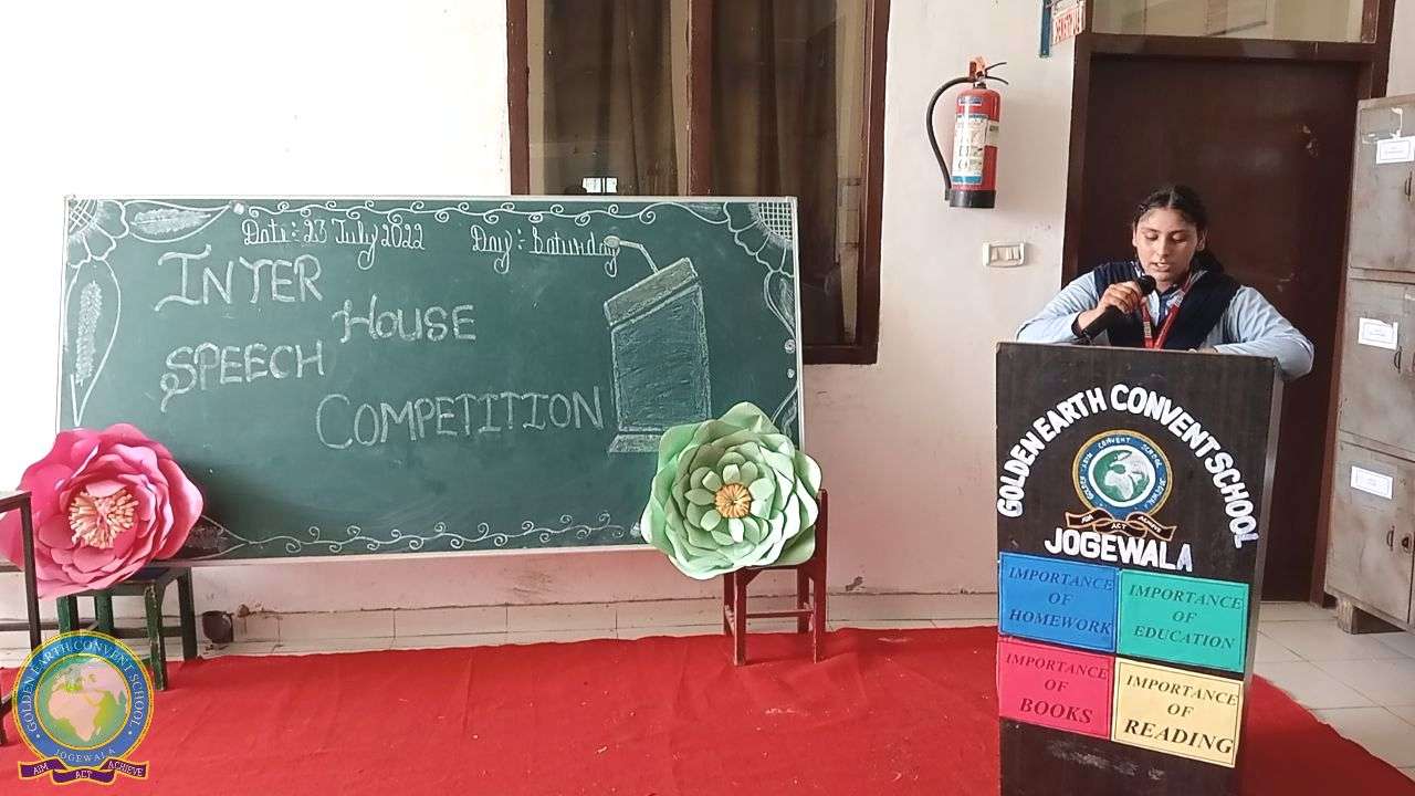 Inter House Speech Competition 2022
