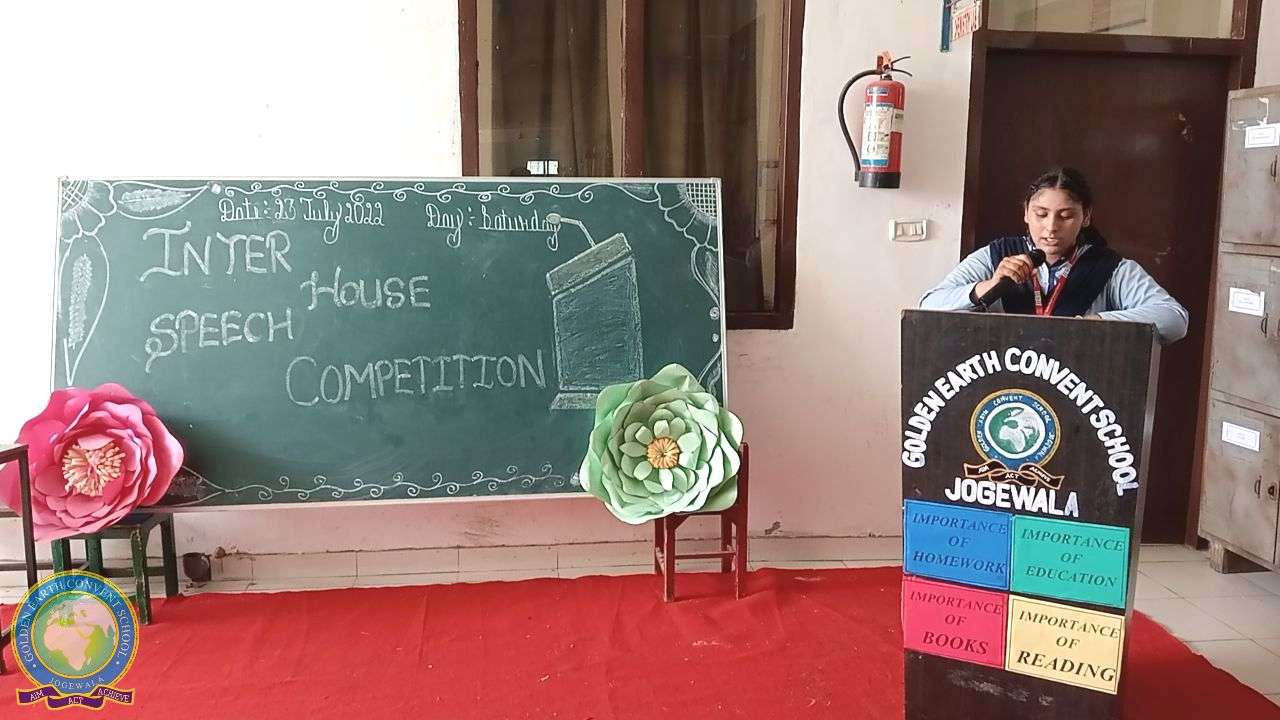Inter House Speech Competition 2022 Inter House Speech Competition 2022